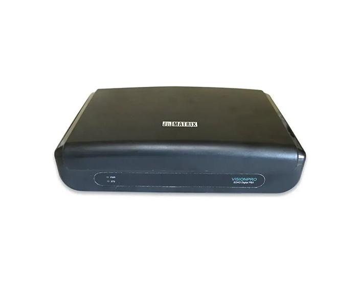MATRIX VISION PRO 412 DIGITAL PBX WITH 4 TRUNKS AND 12 ANALOG EXTENSIONS INTERCOM